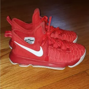 Nike Zoom Youth Size US 4.5Y Kevin Durant KD9 855908-611 Basketball Sneakers