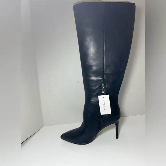 Nine West Richy Wide Calf Heeled Boots