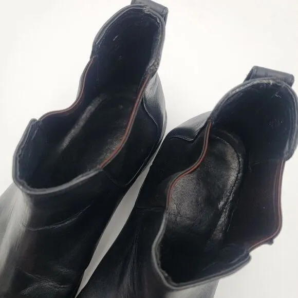 Nisolo Black Leather Slip-on Chelsea Boots Men’s Size 9 Everyday Shoes Mens