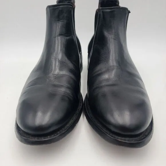 Nisolo Black Leather Slip-on Chelsea Boots Men’s Size 9 Everyday Shoes Mens