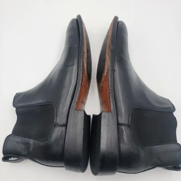 Nisolo Black Leather Slip-on Chelsea Boots Men’s Size 9 Everyday Shoes Mens