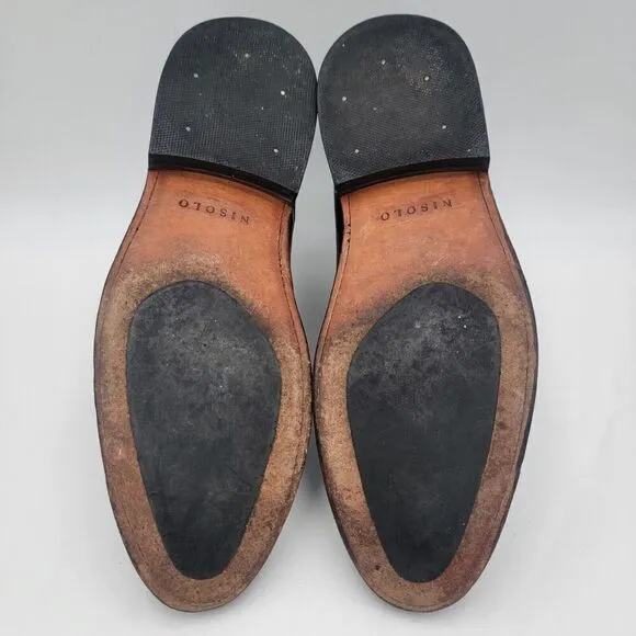 Nisolo Black Leather Slip-on Chelsea Boots Men’s Size 9 Everyday Shoes Mens