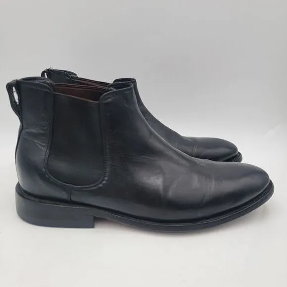 Nisolo Black Leather Slip-on Chelsea Boots Men’s Size 9 Everyday Shoes Mens
