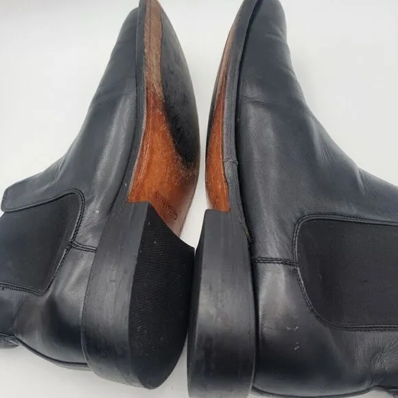 Nisolo Black Leather Slip-on Chelsea Boots Men’s Size 9 Everyday Shoes Mens