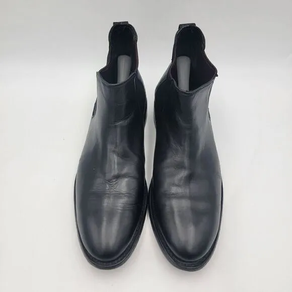 Nisolo Black Leather Slip-on Chelsea Boots Men’s Size 9 Everyday Shoes Mens