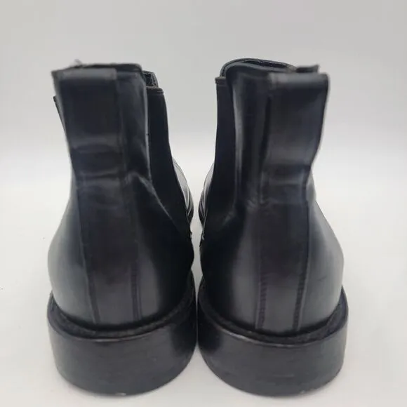 Nisolo Black Leather Slip-on Chelsea Boots Men’s Size 9 Everyday Shoes Mens