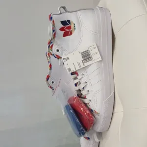 Nizza Adidas White Hi Top White Sneakers Unisex FY 2848 Mens 8 womens 9.5 NEW