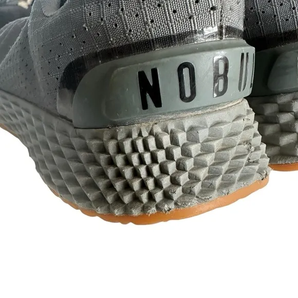 NOBULL ALLDAY RIPSTOP DARK GREY SNEAKERS SIZE M8.5 W10