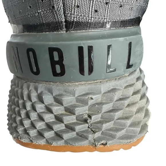 NOBULL ALLDAY RIPSTOP DARK GREY SNEAKERS SIZE M8.5 W10