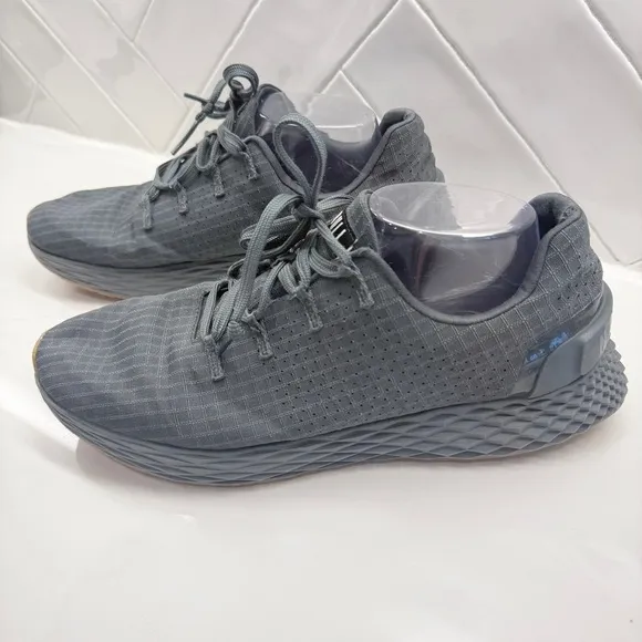 NOBULL Men’s Gray Ripstop Runner Shoes Size 9.5 Athletic Sneaker Versatile