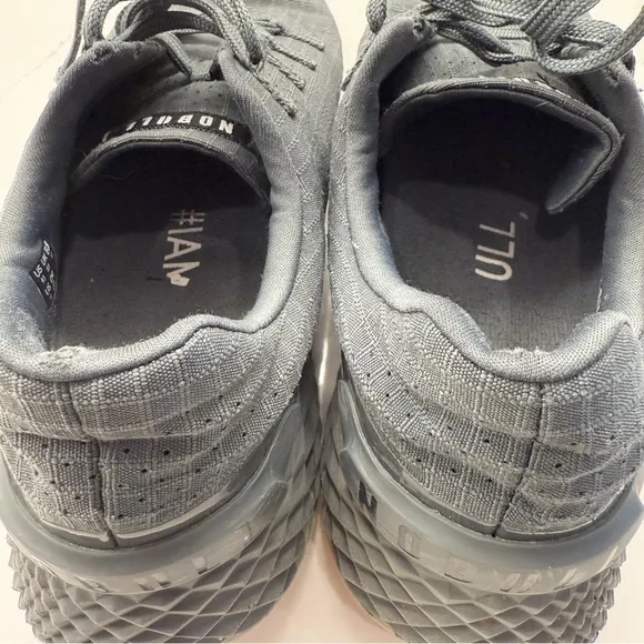 NOBULL Men’s Gray Ripstop Runner Shoes Size 9.5 Athletic Sneaker Versatile