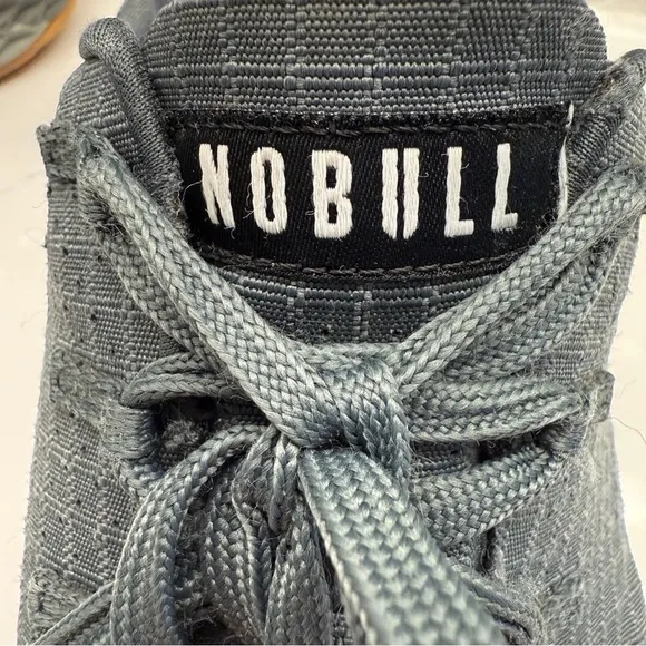 NOBULL Men’s Gray Ripstop Runner Shoes Size 9.5 Athletic Sneaker Versatile