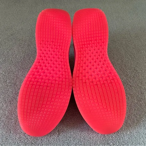 Nobull Shoes Womens 7 Neon Pink Diamond Mesh Runner Athletic Running Sneakers