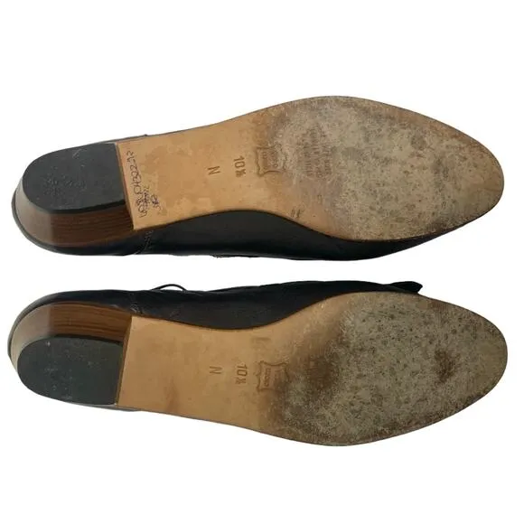 Nordstrom Womens Size 10.5 N Brown Kiltie Fringe Leather Loafers