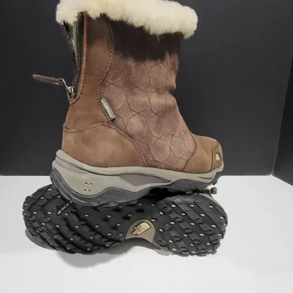 North Face Women's Brown Suede Winter Boots