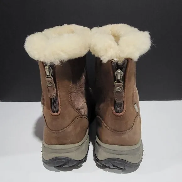 North Face Women's Brown Suede Winter Boots