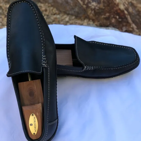 NW BACCAGLINI Italian Leather Loafers, Sz 11