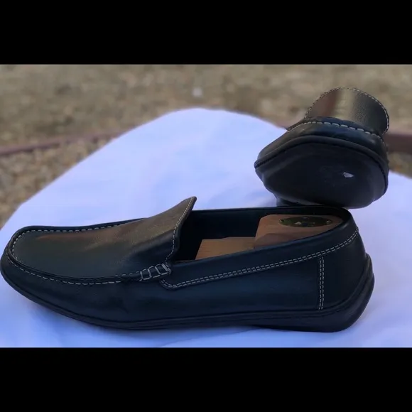 NW BACCAGLINI Italian Leather Loafers, Sz 11