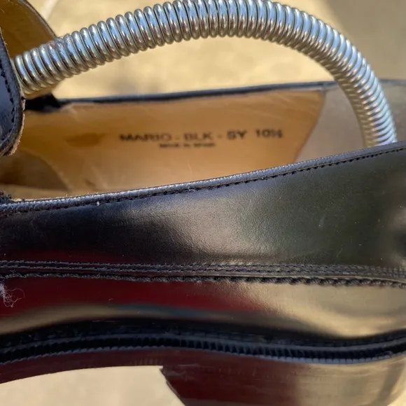 NW Mario-Blk- Spain🇪🇸Made Leather Loafers 10.5D