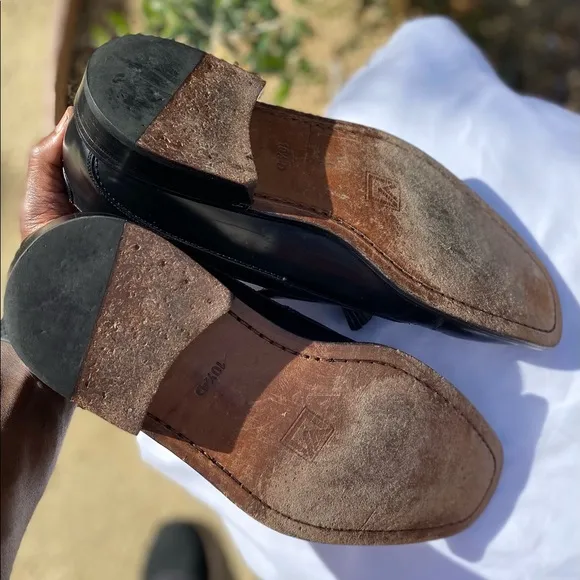 NW Mario-Blk- Spain🇪🇸Made Leather Loafers 10.5D
