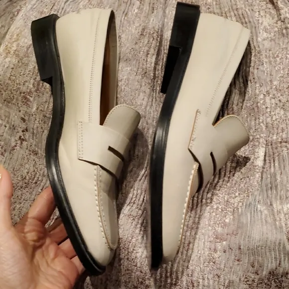 Nwob ATP Cream Leather Loafers