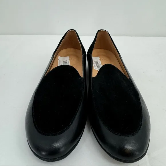 NWOB Dansko Womens Lace Loafers Shoes Size 38 US 7.5-8 Black Leather