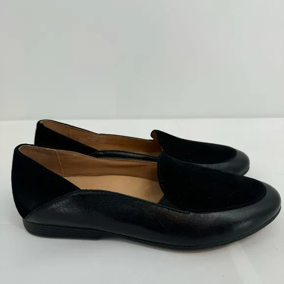 NWOB Dansko Womens Lace Loafers Shoes Size 38 US 7.5-8 Black Leather