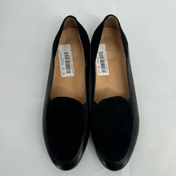 NWOB Dansko Womens Lace Loafers Shoes Size 38 US 7.5-8 Black Leather