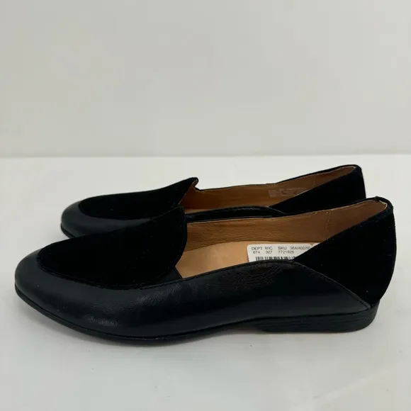NWOB Dansko Womens Lace Loafers Shoes Size 38 US 7.5-8 Black Leather