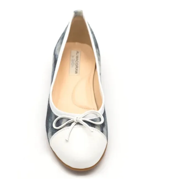 NWOT ALI MACGRAW For Butter vegan leather‎ flats FIONA BALLET FLAT