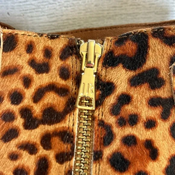 NWOT Jack Rogers Berkley Animal Print Leopard Boots Women’s Size 9