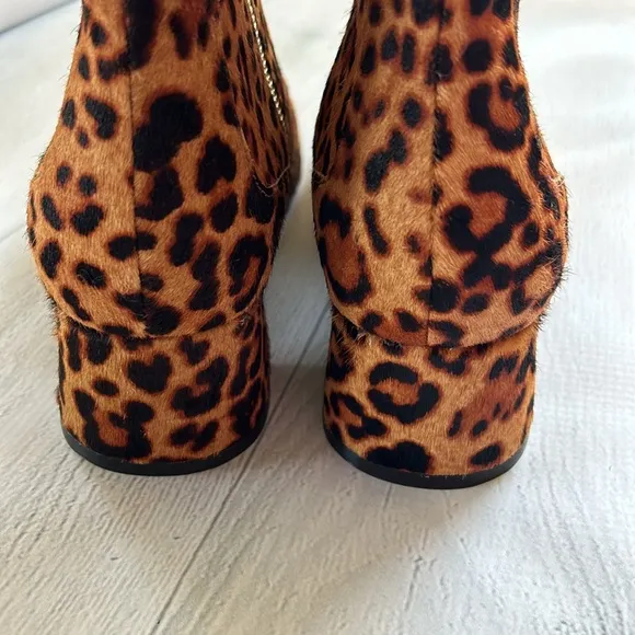 NWOT Jack Rogers Berkley Animal Print Leopard Boots Women’s Size 9