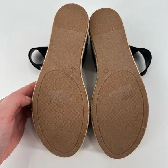 NWOT Journee Collection Womens Alissa Comfort Foam Wedge Heel Espadrille Sandals