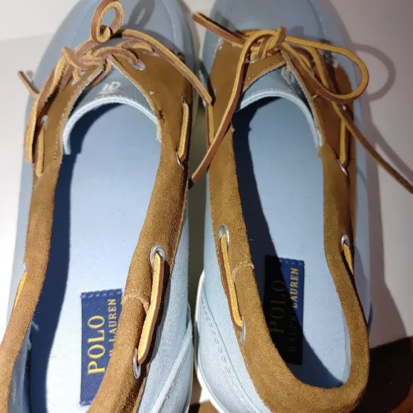 NWOT Polo Ralph Lauren Rylander Preppy Boat Shoes Size 15D