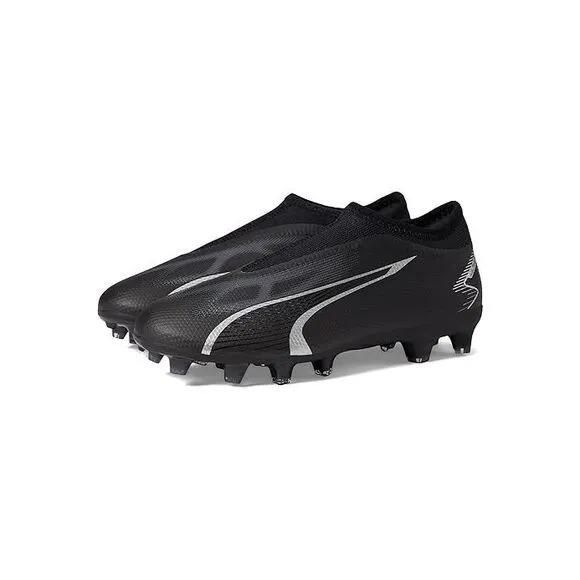 NWOT Puma Youth Ultra Match LL FG/FA Grip Control Soccer Boots Black Size 4
