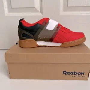 NWOT Reebok Workout Plus ATI Radiant Red Sneakers US Size 7/EUR 39 Unisex