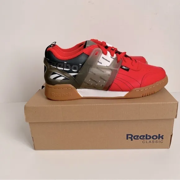 NWOT Reebok Workout Plus ATI Radiant Red Sneakers US Size 7/EUR 39 Unisex