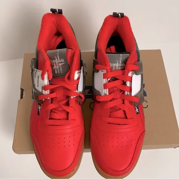 NWOT Reebok Workout Plus ATI Radiant Red Sneakers US Size 7/EUR 39 Unisex
