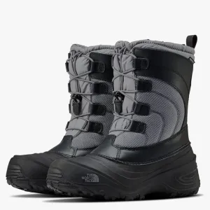 NWOT The North Face Alpenglow Black and Gray Winter Boots Size 1Y