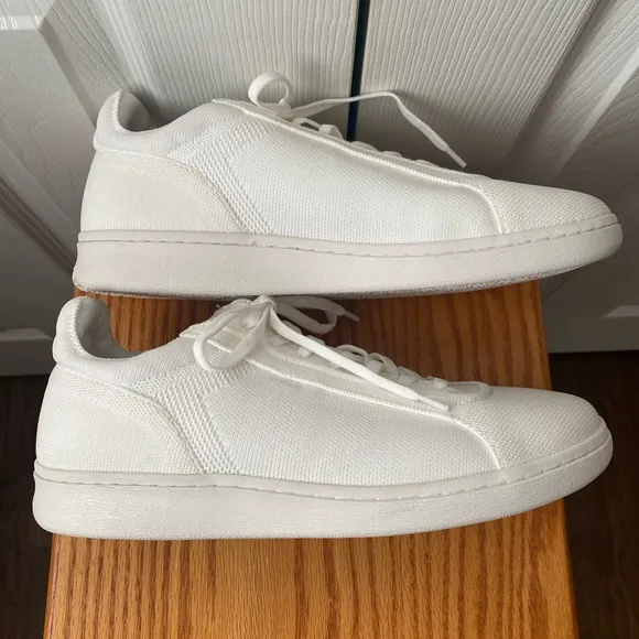 NWOT!VIVAIA Unisex V Prime White Water Repellent Sustainable Sneakers SZ43 11.5