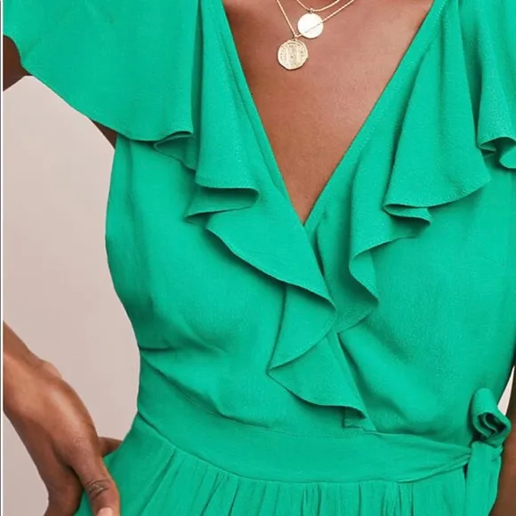 NWT Anthropologie ROSALIA WRAP DRESS Sz.6