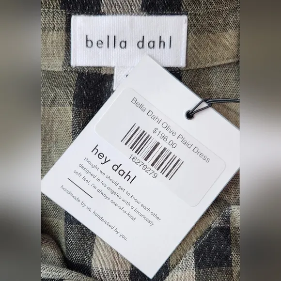 NWT Bella Dahl Sleeveless Button Down Midi Dress