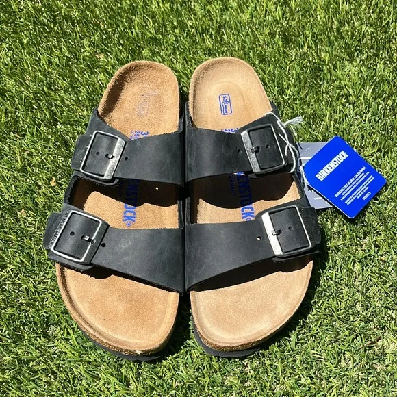 NWT BIRKENSTOCK Oiled Arizona Soft Footbed Sandals