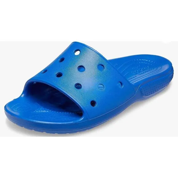 NWT Crocs Unisex-Adult Blue Classic Slide Sandals - Size M5/W7 Unisex  ***Item: