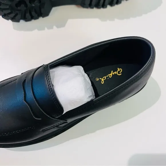 NWT Dolls Kill Black ‘Best To Do It’ Vegan Leather Loafer Shoes