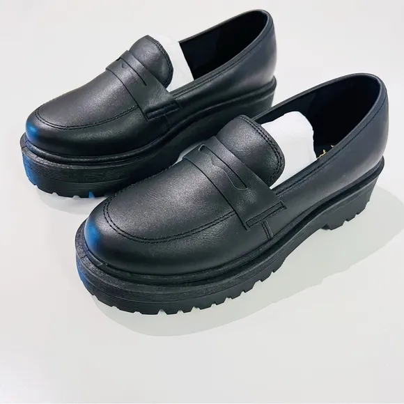 NWT Dolls Kill Black ‘Best To Do It’ Vegan Leather Loafer Shoes