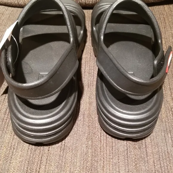 NWT HUNTER Sandals Bloom Algae Foam By at Free PeopleBlack Size UK 7 US 9 Women