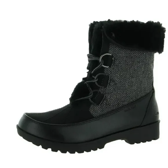 NWT Jambu Northgate Water Repellent Faux Fur Lace Up Winter Snow Boots