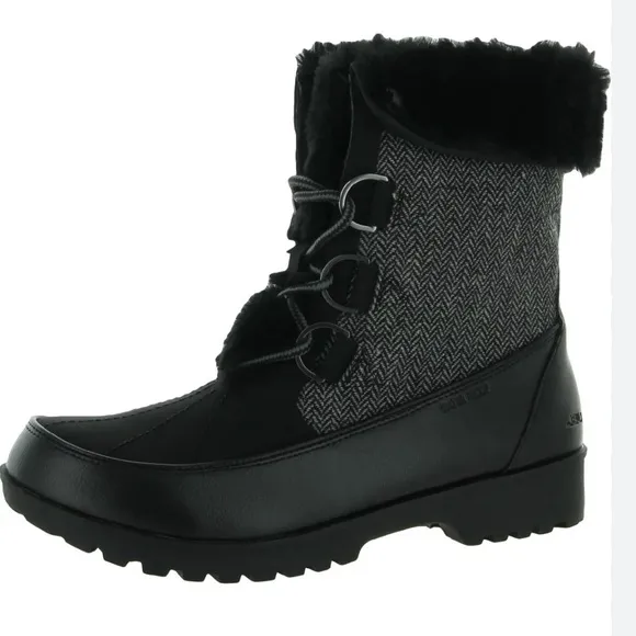 NWT Jambu Northgate Water Repellent Faux Fur Lace Up Winter Snow Boots