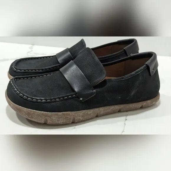 NWT Kalso Dabb Nubuck black Negative Heel Earth leather suede Men's shoe size 11